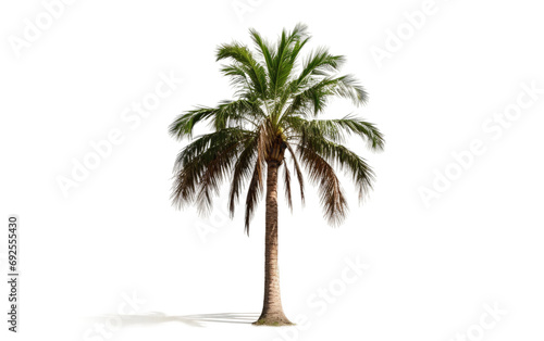 Palm Trees Tropical Natures Emblem on a White or Clear Surface PNG Transparent Background