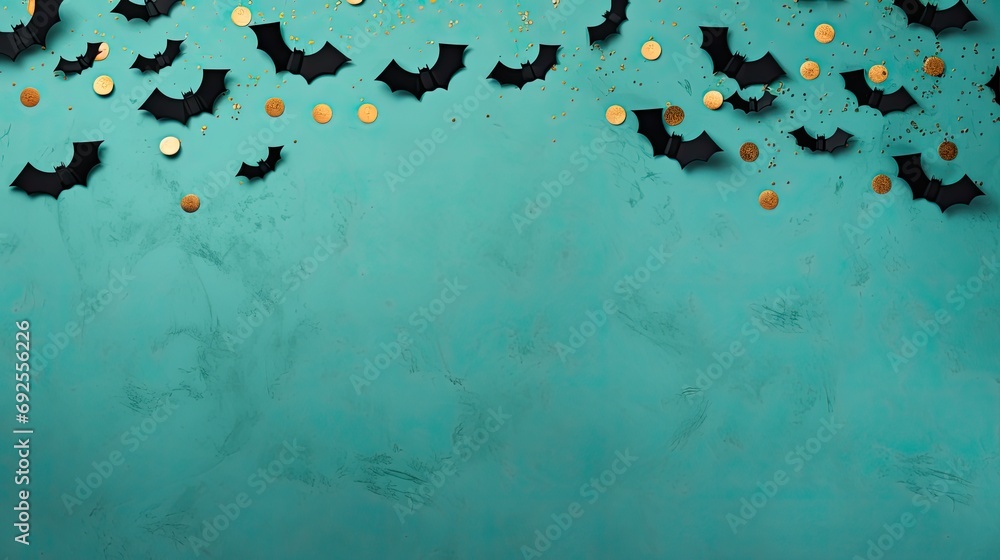Halloween party decorations.. Generative AI Halloween party decorations.. Generative AI