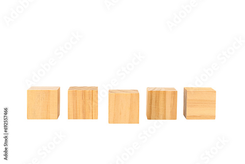 Wooden geometric shapes cube for conceptual design. Education game. isolated on a white background.PNG
