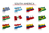 南アメリカ地域の国旗_英語表記