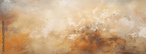 abstract painting background texture with dark cream © paisorn