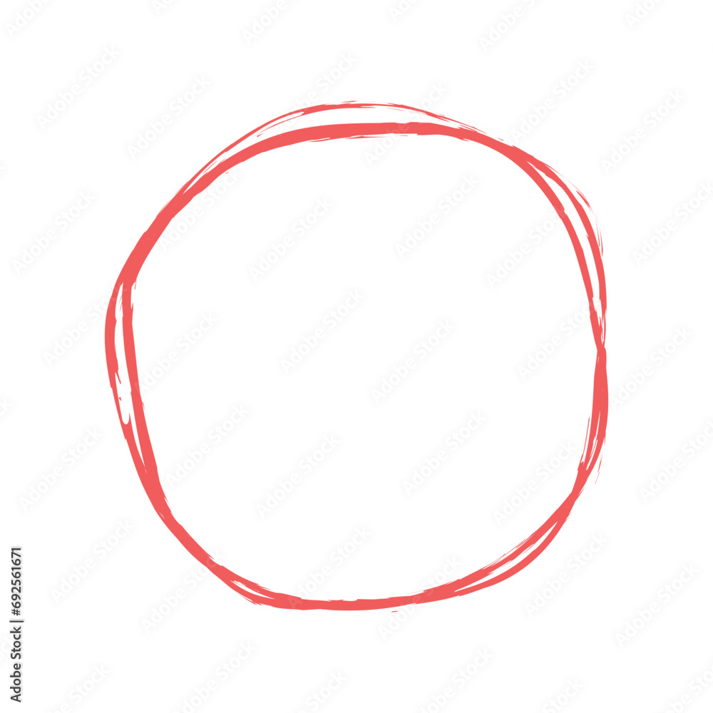 Handdrawn Circle Line Handdrawn Circle Line