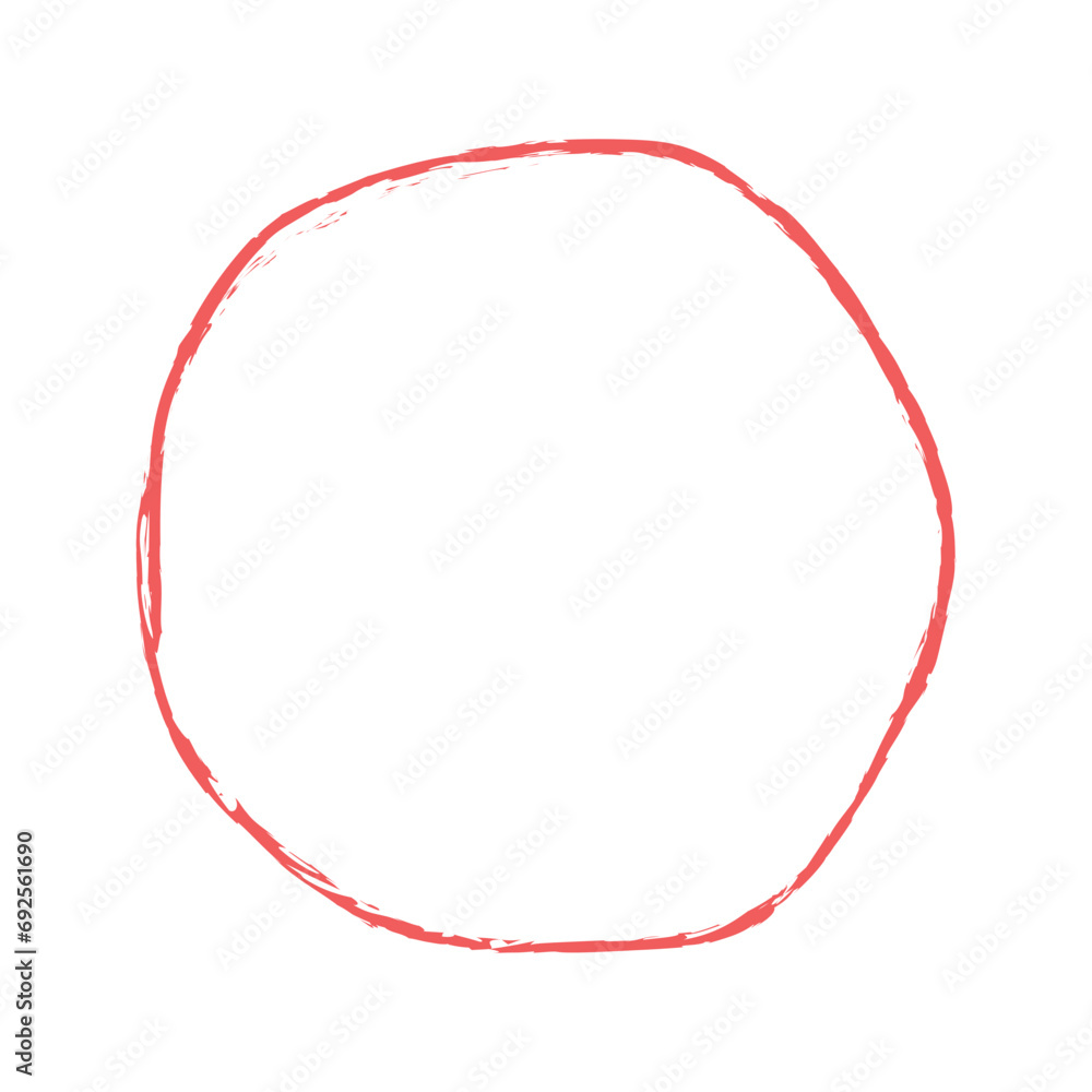 Handdrawn Circle Line Handdrawn Circle Line
