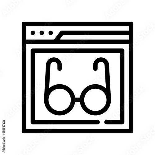 impairment line icon