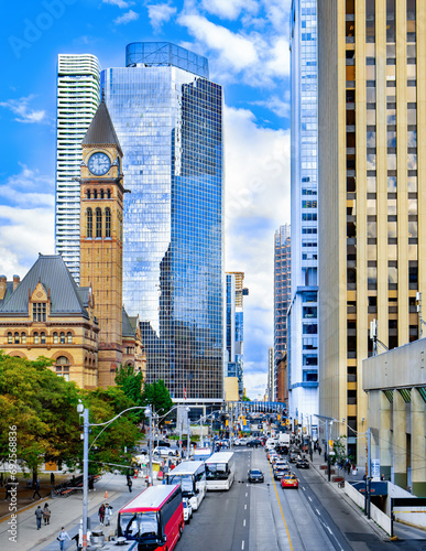 Photography Toronto Queen Street with Old City Hall