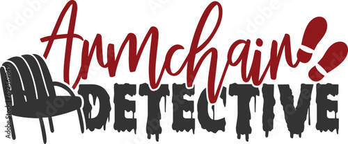 Armchair Detective - True Crime Illustration