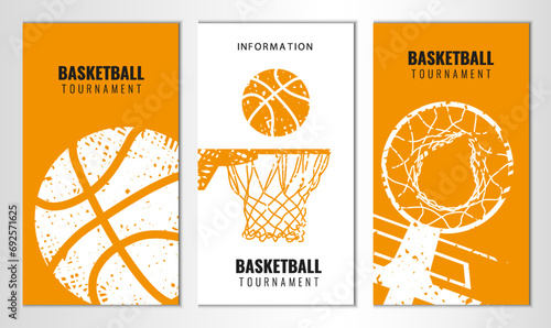 Basketball tournament poster