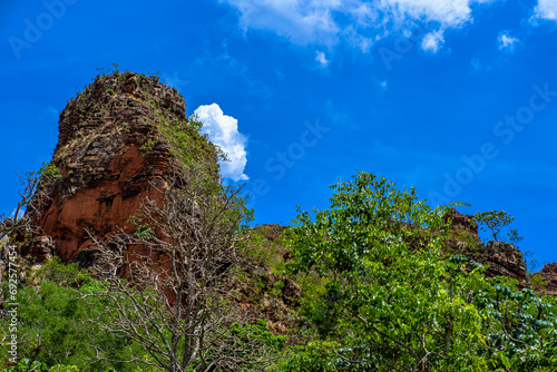 clay rocks in Chapada dos Guimarães Mato Grosso photo