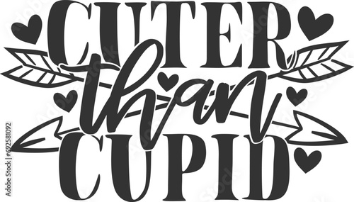 Cuter Than Cupid - Valentine's Day Illustration