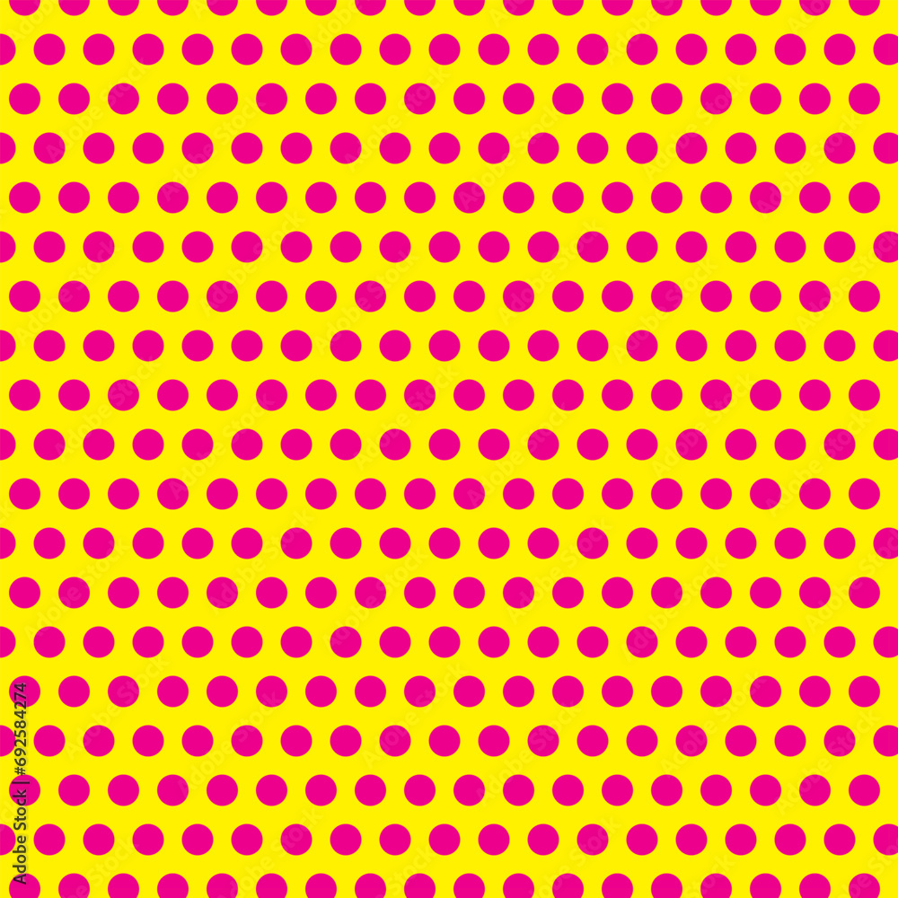 modern simple abstract pink color small circle polka dot pattern on yellow color background modern simple abstract pink color small circle polka dot pattern on yellow color background