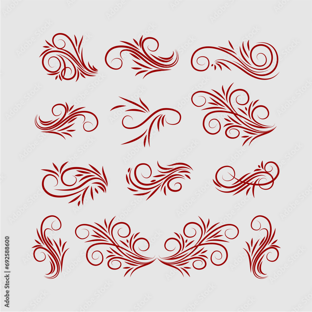 set of floral logo vector set of floral logo vector