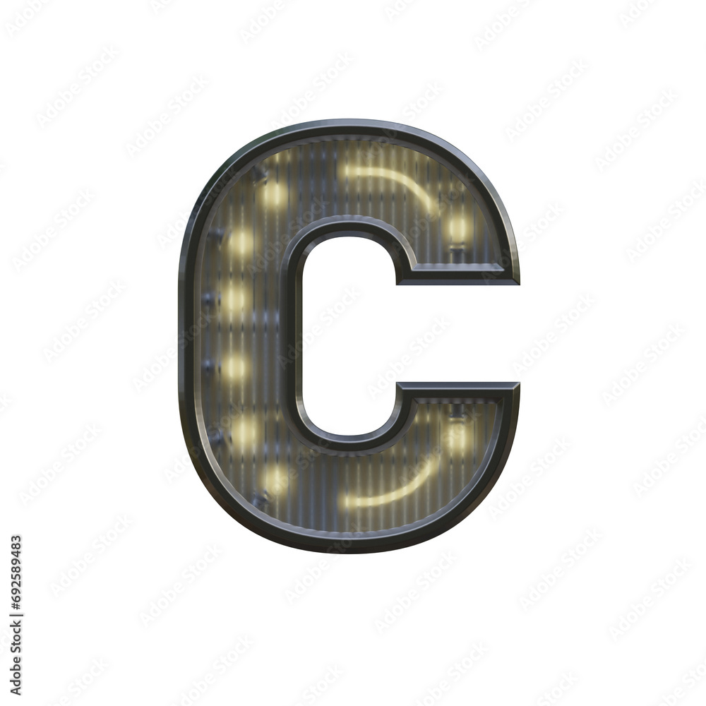 Bold Neon Light 3D Alphabet PNG Letters Bold Neon Light 3D Alphabet PNG Letters