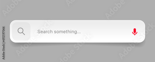 Search Bar with suggestions for UI UX design and web site. Search Address and navigation bar icon. Collection of search form templates for websites. Search engine web browser window template.