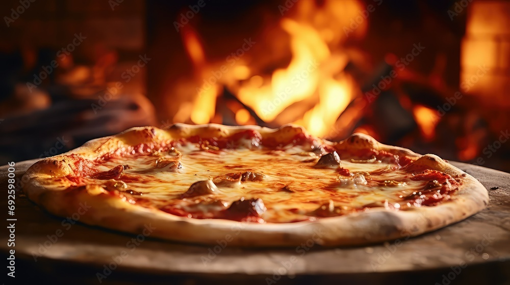 dough crust pizza food illustration oven pepperoni, mozzarella y, thin thick dough crust pizza food