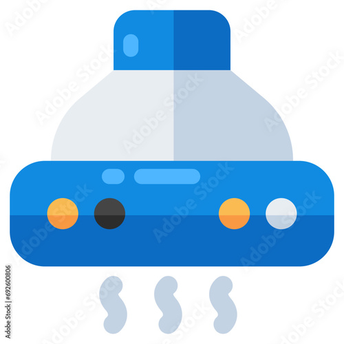 An icon design of extractor hood 