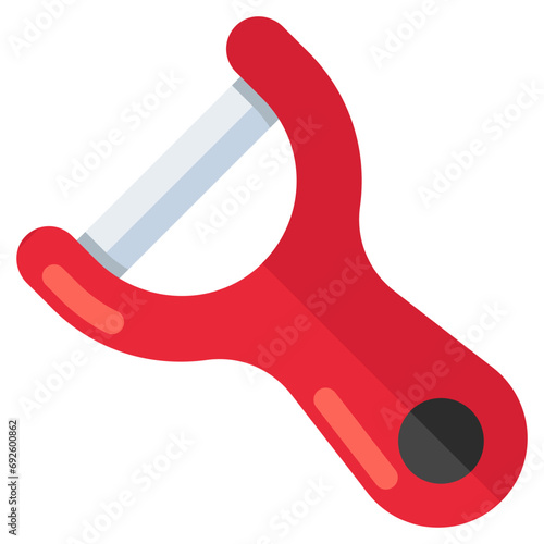 An icon design of bottle opener