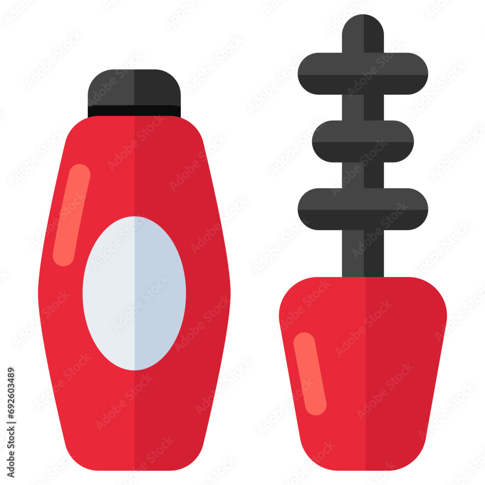 A beautiful design icon of mascara A beautiful design icon of mascara
