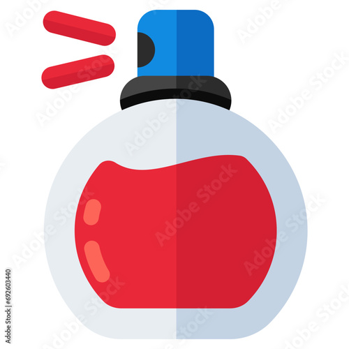 A unique design icon of body spray 