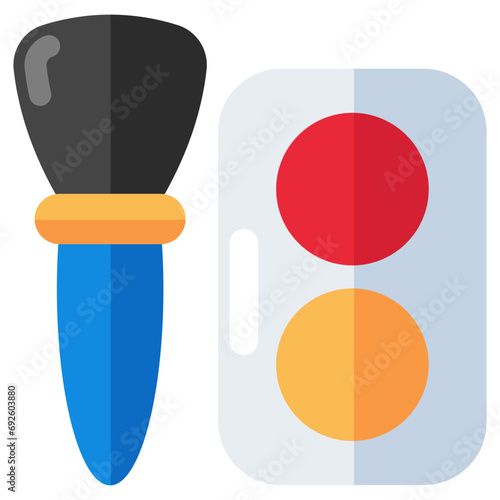 Modern design icon of eyeshadow kit 