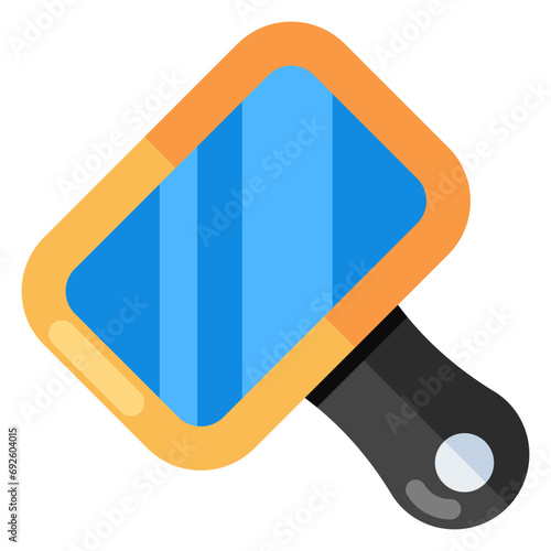 Modern design icon of hand mirror 