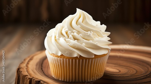 bakery buttercream cupcake food illustration sweet frosting, vanilla sprinkles, icing delicious bakery buttercream cupcake food photo