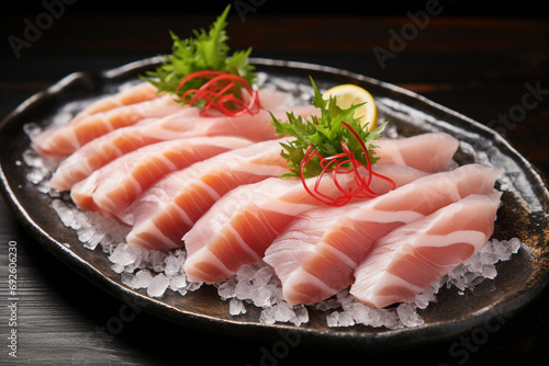 Sashimi - dish in seafood reataurant.