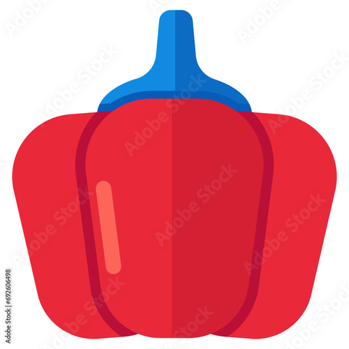 A perfect design icon of capsicum