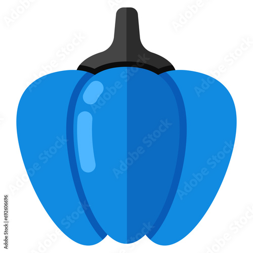 A perfect design icon of capsicum