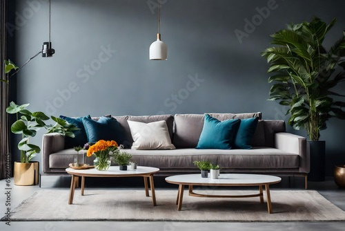 modern living room interior with sofa © Zoya