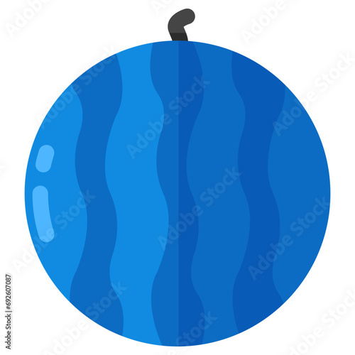 A beautiful design icon of watermelon 