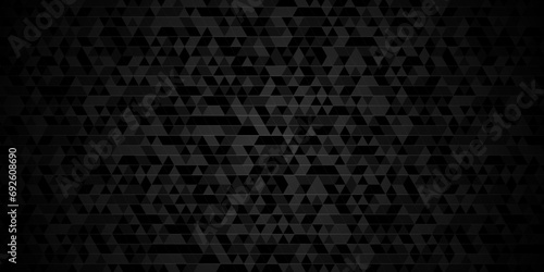 Abstract geometric background vector low polygon seamless technology black and gray triangle background. Geometric pattern gray Polygon Mosaic triangle Background, business and corporate background.