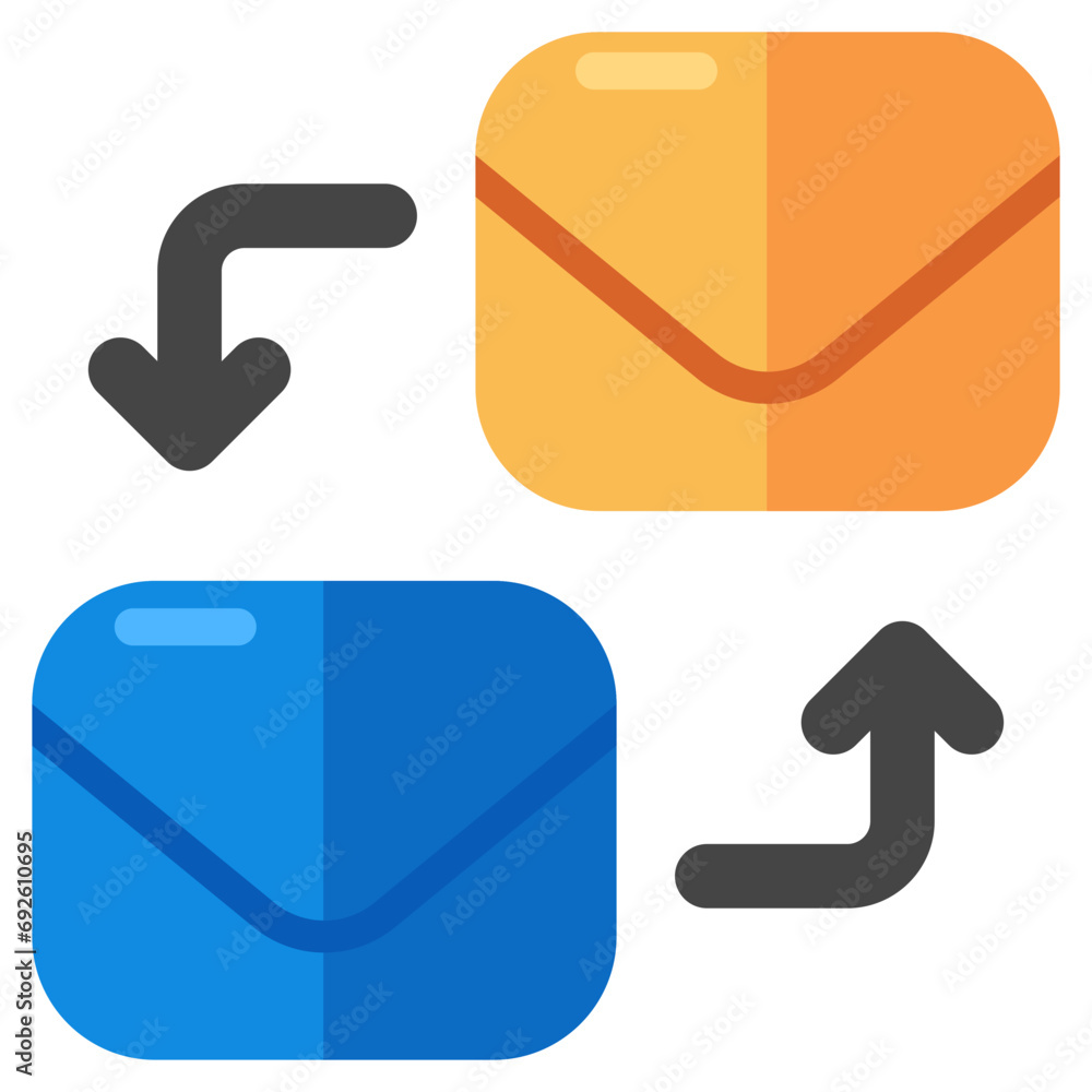 Editable design icon of cloud data transfer Editable design icon of cloud data transfer