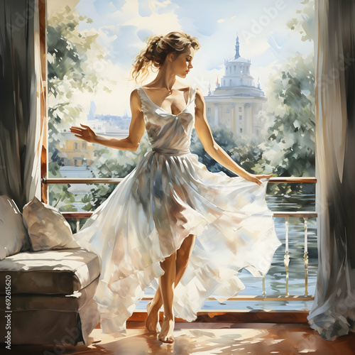 bride in a wedding dress