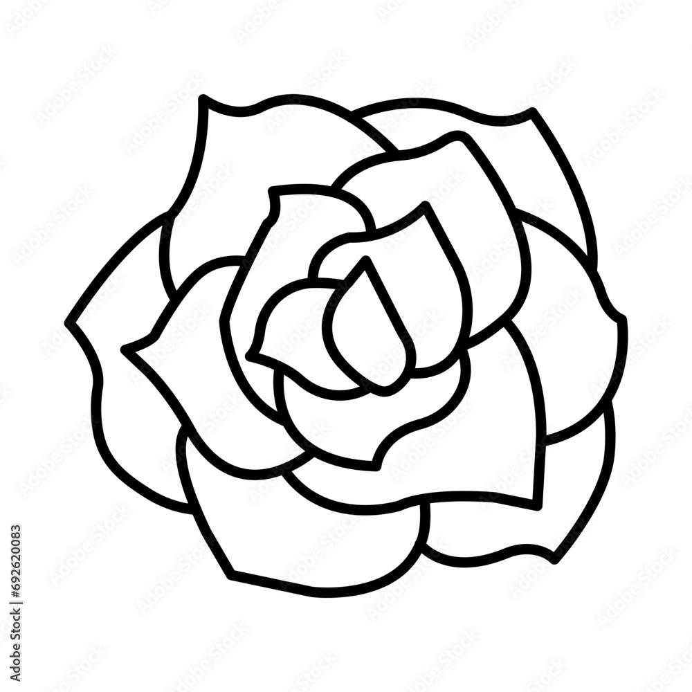 Rose Icon Design Rose Icon Design
