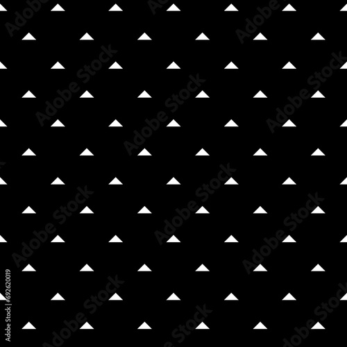 Triangles ornament. Seamless pattern. Geometric background. Folk wallpaper. Tribal motif. Geometrical ornate. Ethnic backdrop. Textile print, abstract illustration. Ethnical image. Vector artwork.
