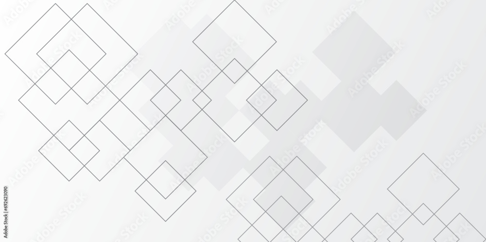 Square pattern on banner with shadow. Abstract geometric background with copy space. Modern and minimal concept. You can use for cover, poster, banner web. Square pattern on banner with shadow. Abstract geometric background with copy space. Modern and minimal concept. You can use for cover, poster, banner web.