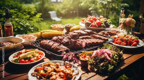 kabobs table bbq food illustration meat marinade, sauce smoke, flame cookout kabobs table bbq food photo