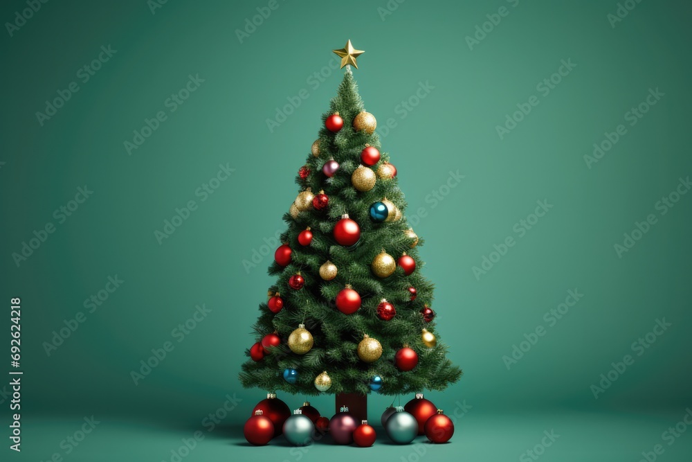 Detailed Image Of Christmas Tree With Price Calculator, Emphasizing The Cost Aspect Of Holiday Preparations Photorealism Detailed Image Of Christmas Tree With Price Calculator, Emphasizing The Cost Aspect Of Holiday Preparations Photorealism