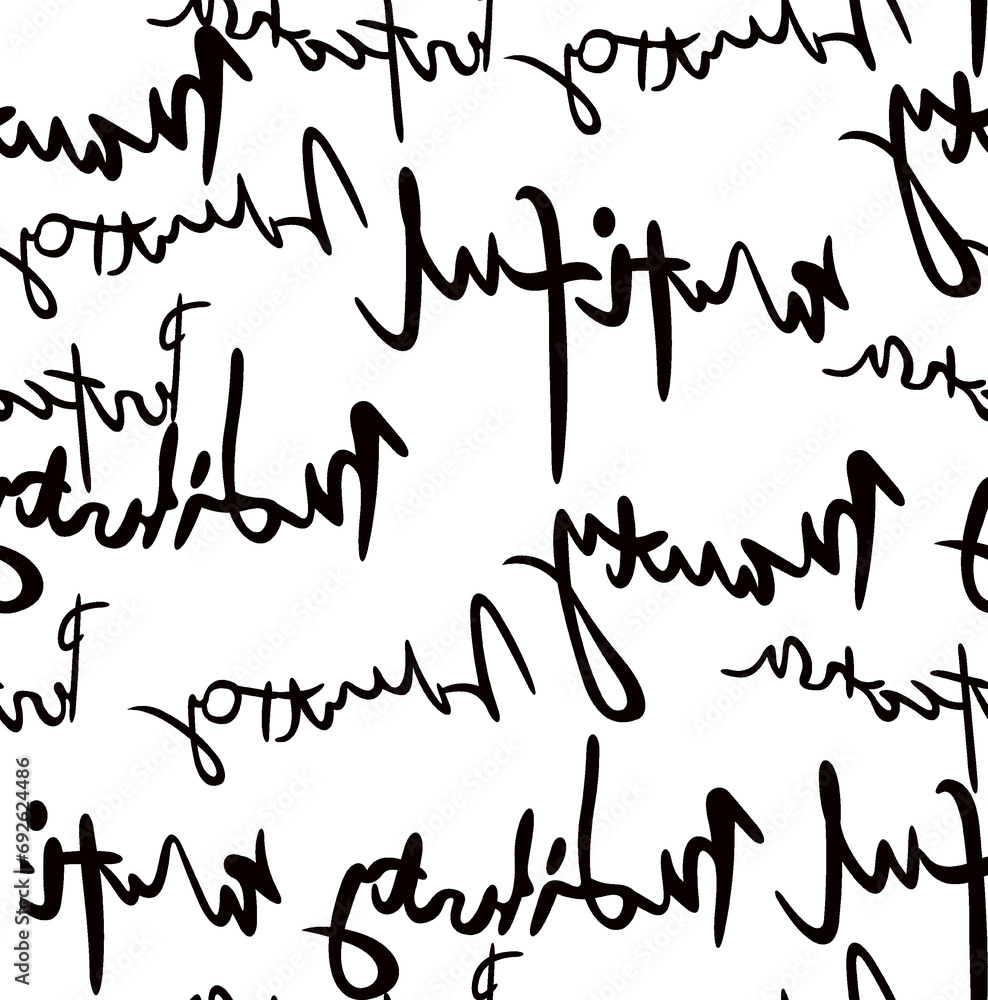letters on white background with seamless pattern.
letters on white background with seamless pattern.