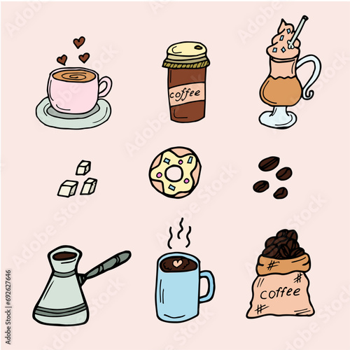 Delicious aromatic coffee