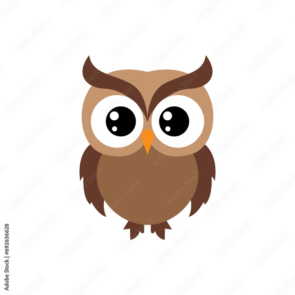 cute owl christmas seasonal illustration cute owl christmas seasonal illustration