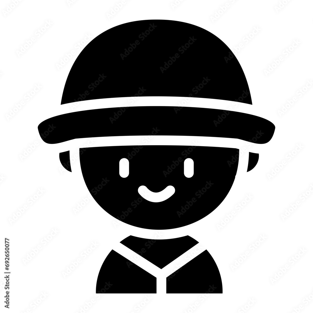 avatar man with hat