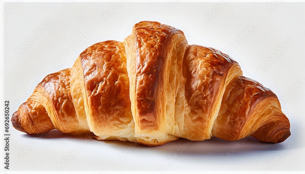Fresh croissant on a white background Fresh croissant on a white background