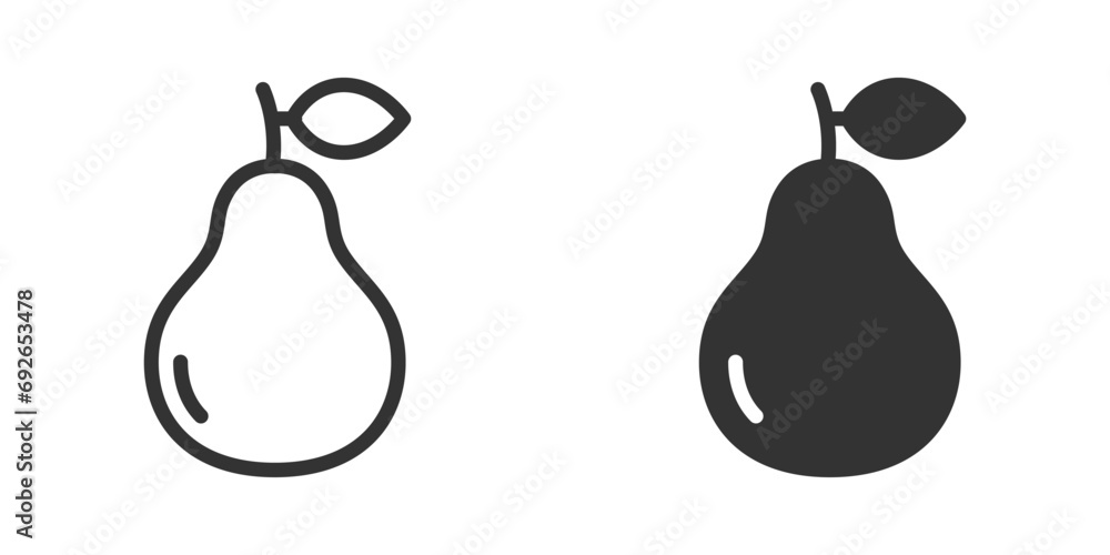 Pear icon. Vector illustration. Vector illustration Pear icon. Vector illustration. Vector illustration