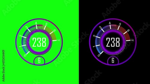 Automobile speedometer