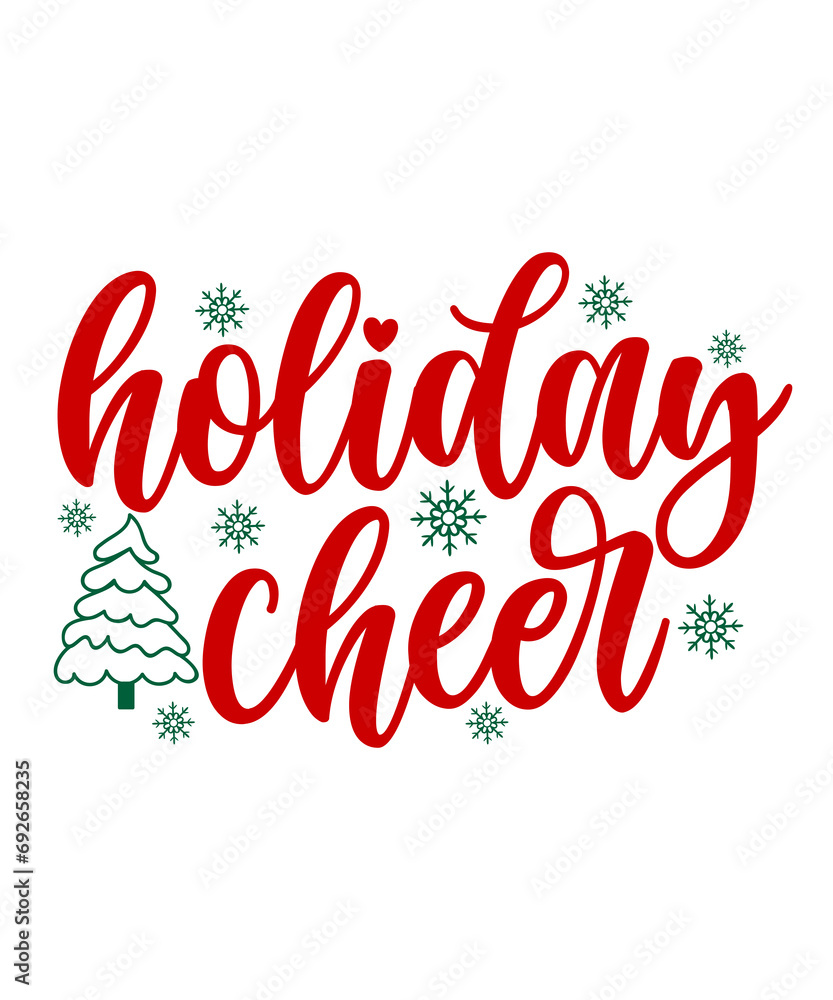 Christmas text design for T-shirts and apparel, holiday text design on plain white background for shirt, hoodie, sweatshirt, card, tag, mug, icon, logo or badge, holiday cheer Christmas text design for T-shirts and apparel, holiday text design on plain white background for shirt, hoodie, sweatshirt, card, tag, mug, icon, logo or badge, holiday cheer