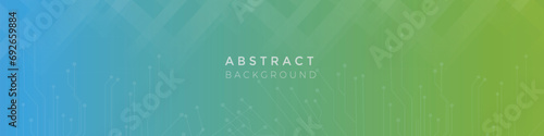 Linkedin abstract modern design gradient color with social media cover template design
