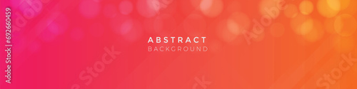 Vector linkedin banner gradient abstract background template design
