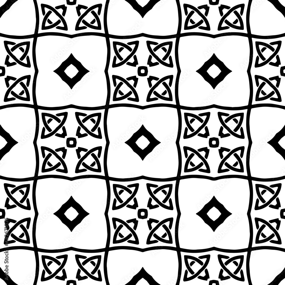 White background with black pattern. Seamless texture for fashion, textile design, on wall paper, wrapping paper, fabrics and home decor. Simple repeat pattern. White background with black pattern. Seamless texture for fashion, textile design, on wall paper, wrapping paper, fabrics and home decor. Simple repeat pattern.