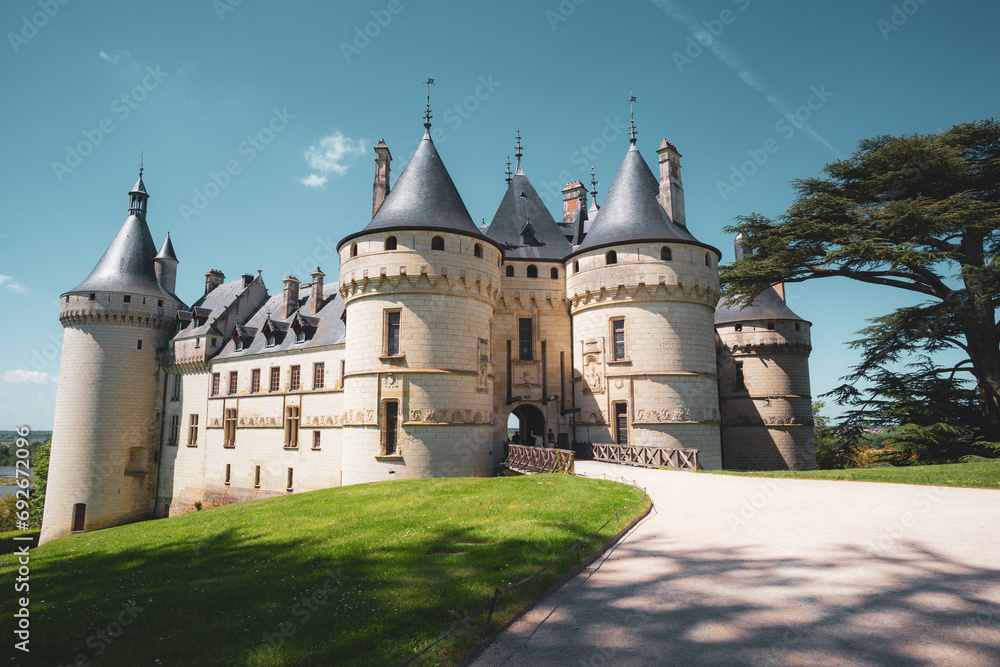 The Château de Chaumont castle in Chaumont-sur-Loire, Photography taken in France